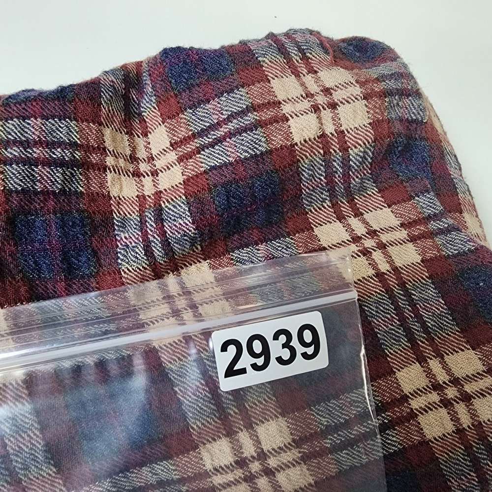 Free People Northern Bound Tunic Top Women's L Plaid Flannel Country Cozy - Picture 10 of 10